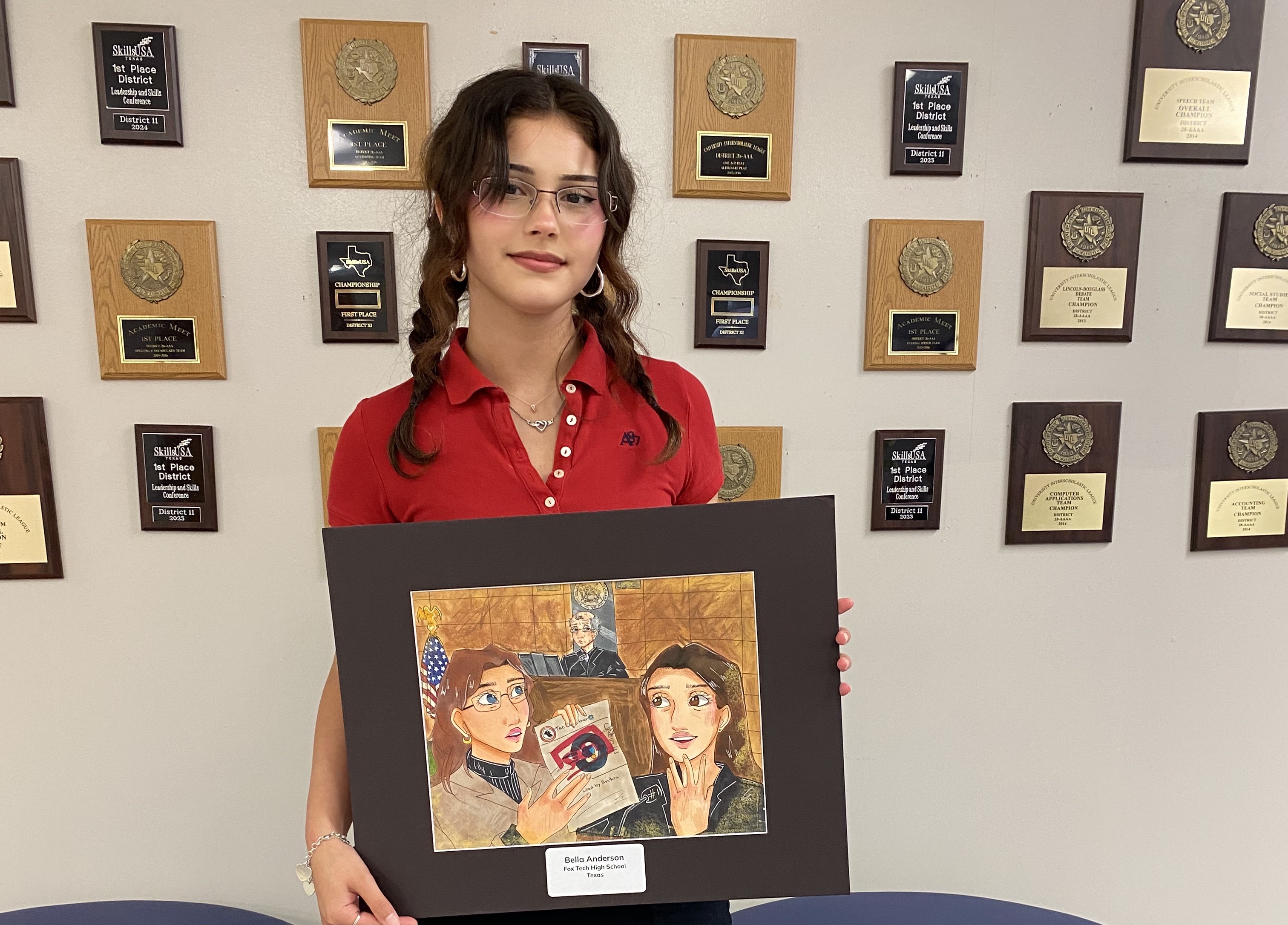 Courtroom Artist Bella Anderson
