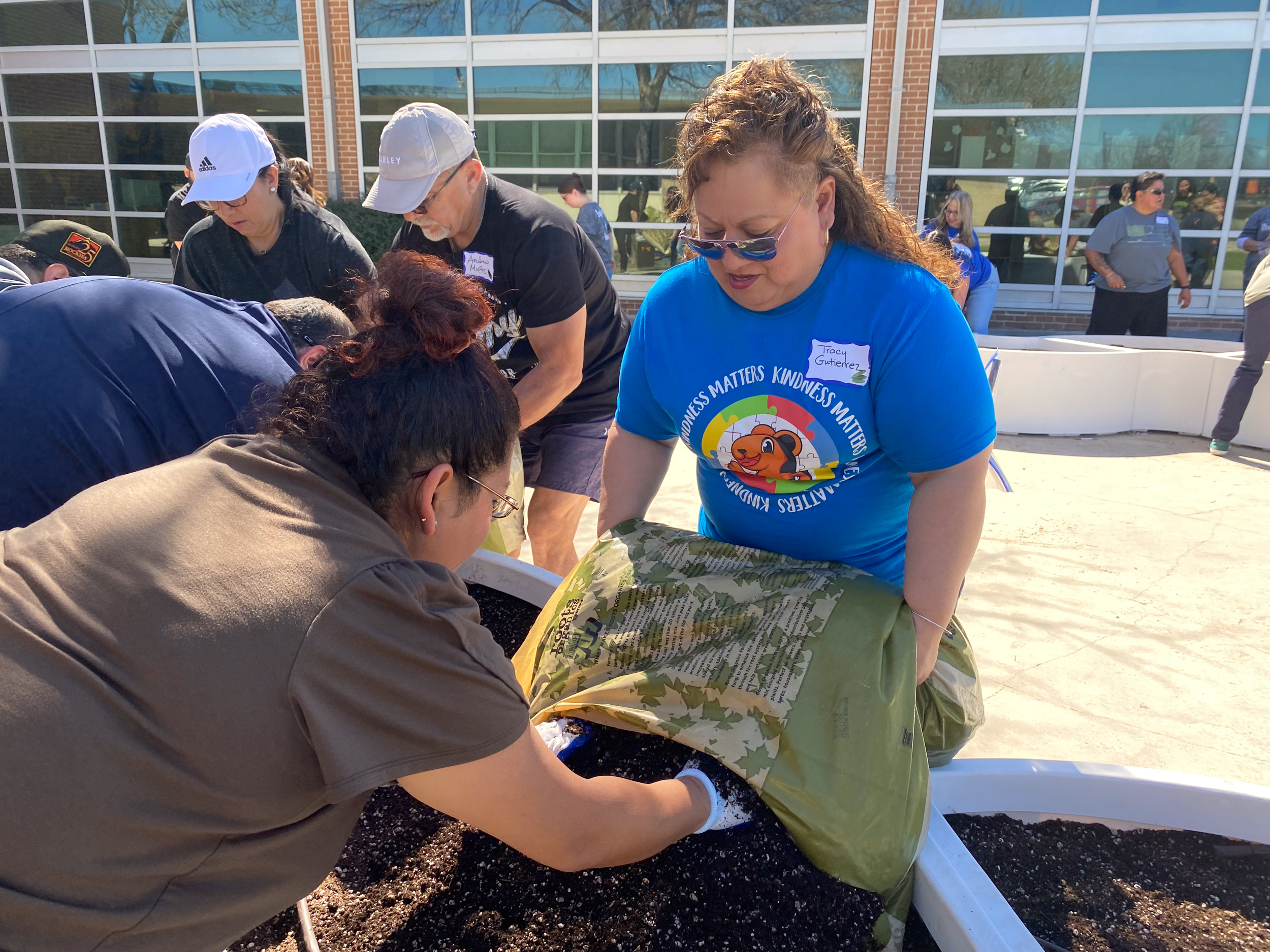 Teachers build gardens at Madison Elementary