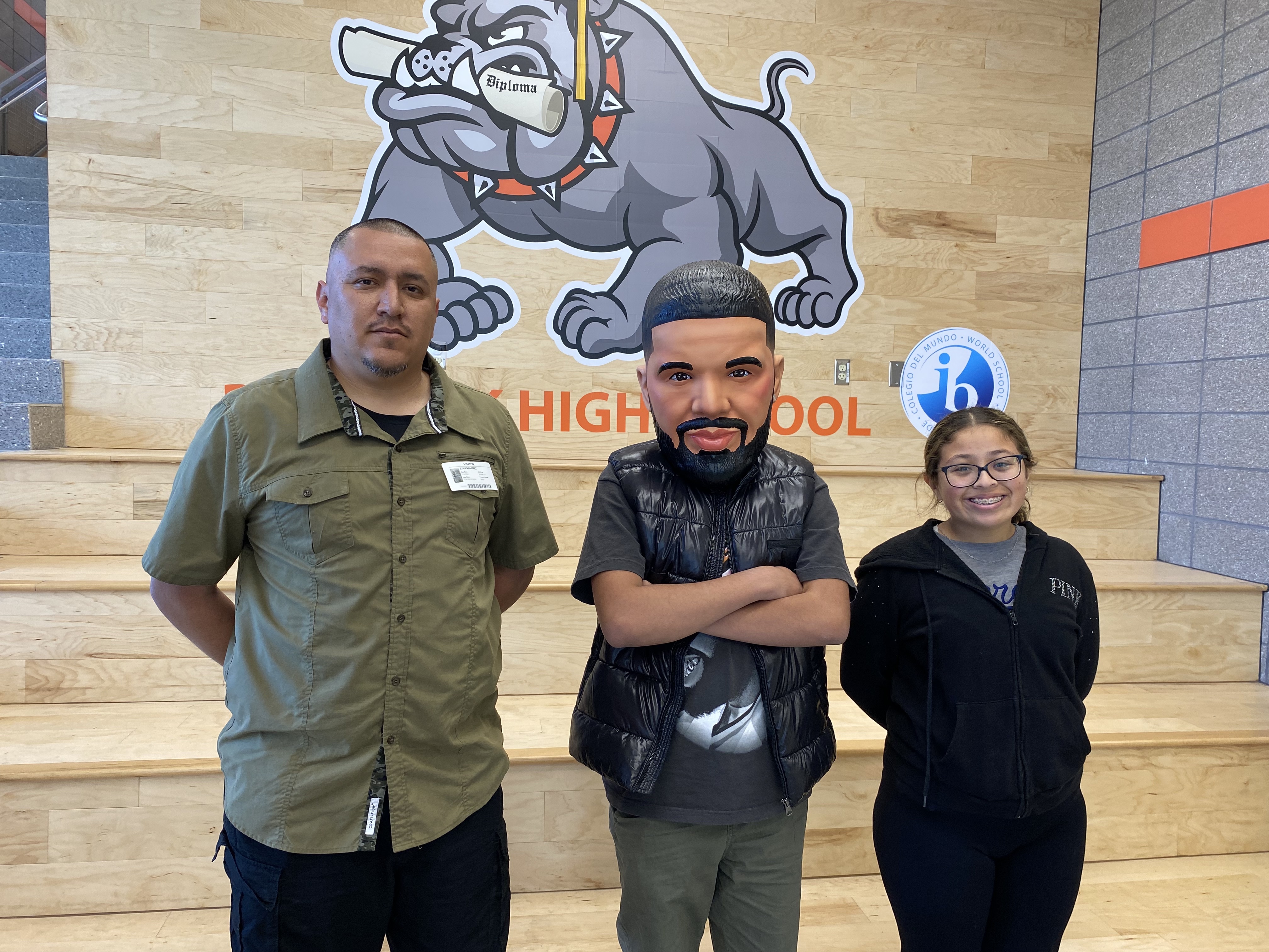 Burbank student, parent voluinteer and Drake