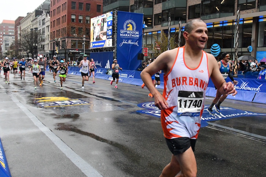 Coach Mike Manzano Boston Marathon