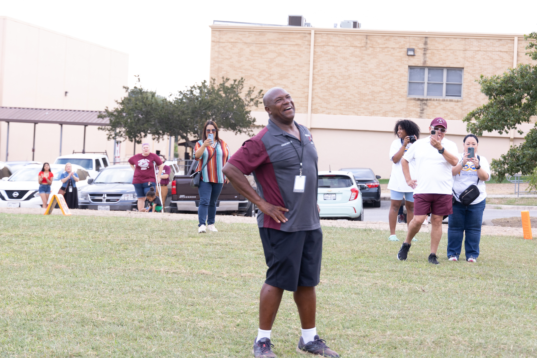 Coach Moszee Field Surprise