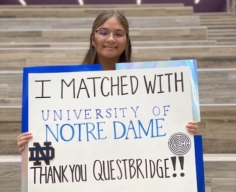 Lizette H, Questbridge Match, Brackenridge