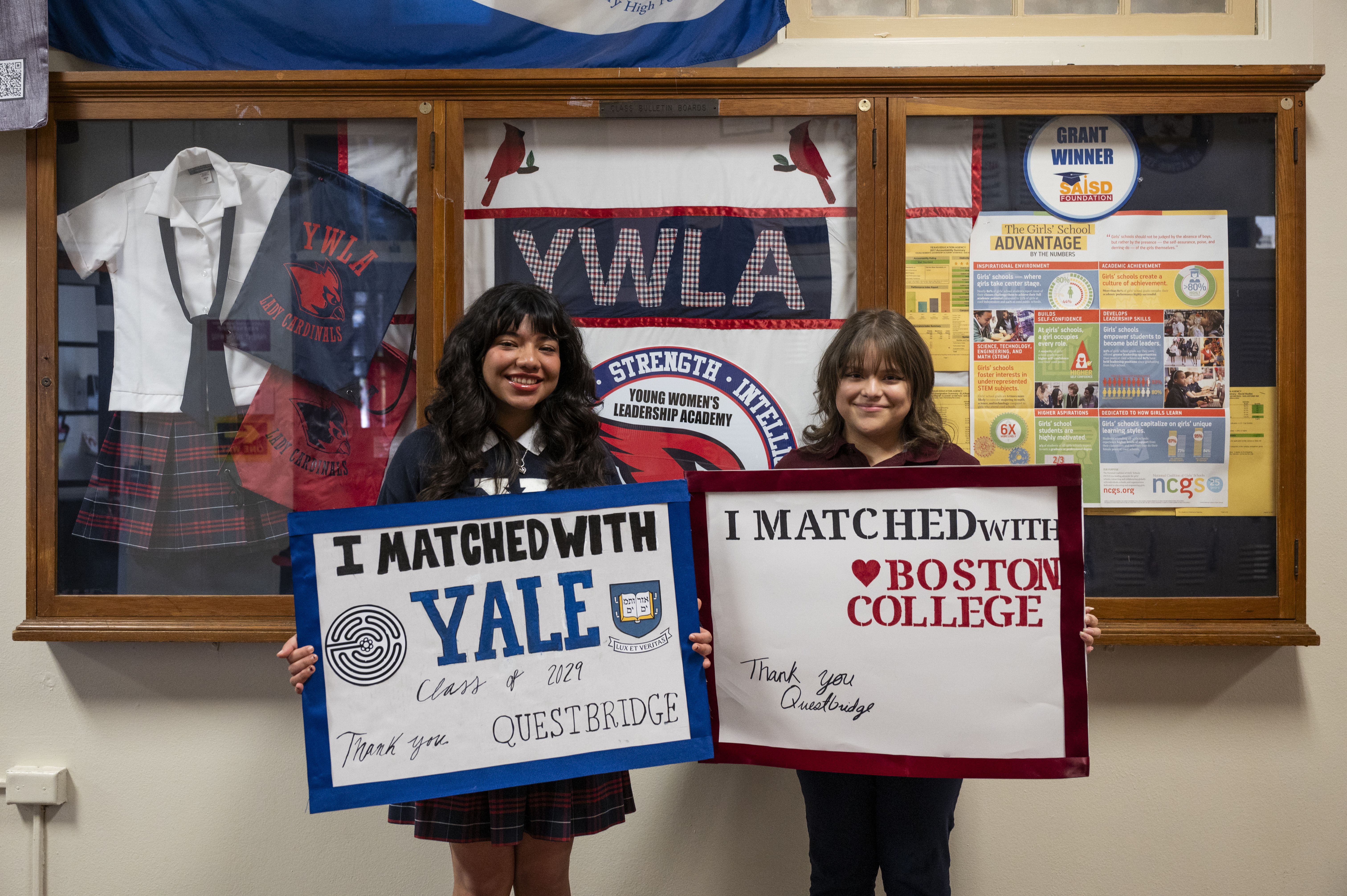 Questbridge Match Scholars from YWLA