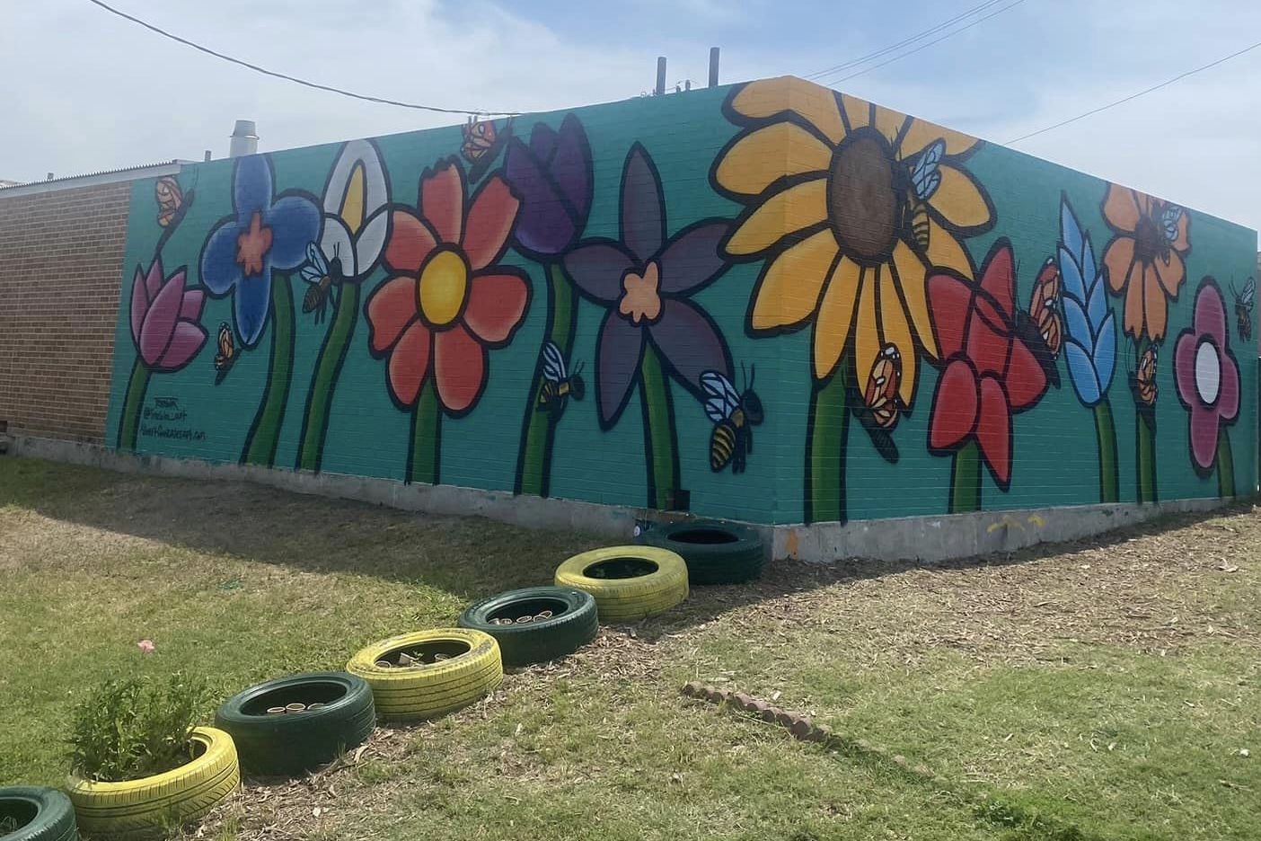 Arnold finished mural