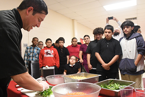 cooking demonstration