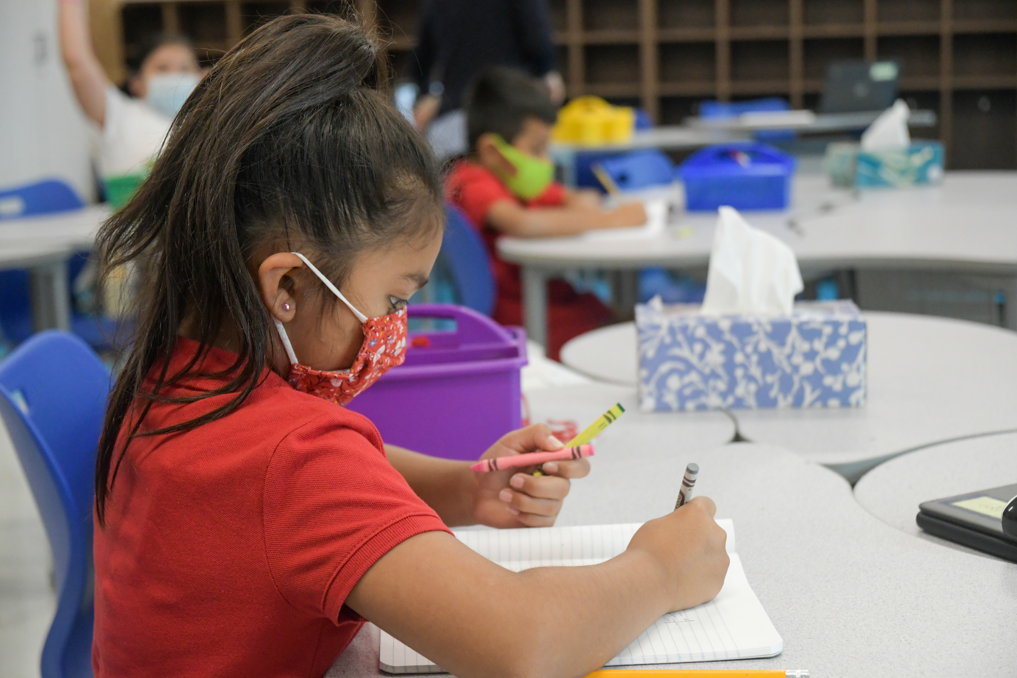 Girl in classroom