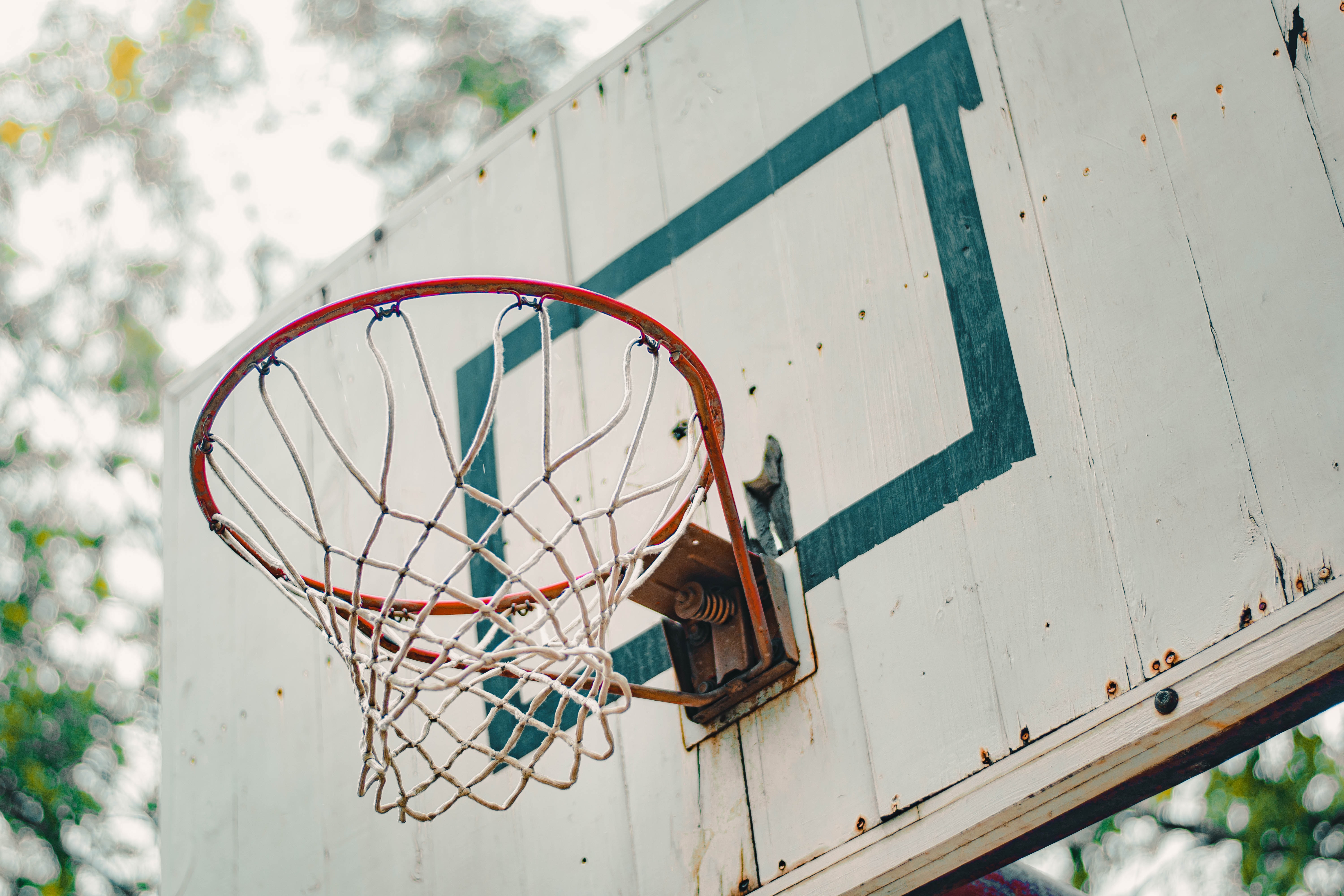 empty basketball court