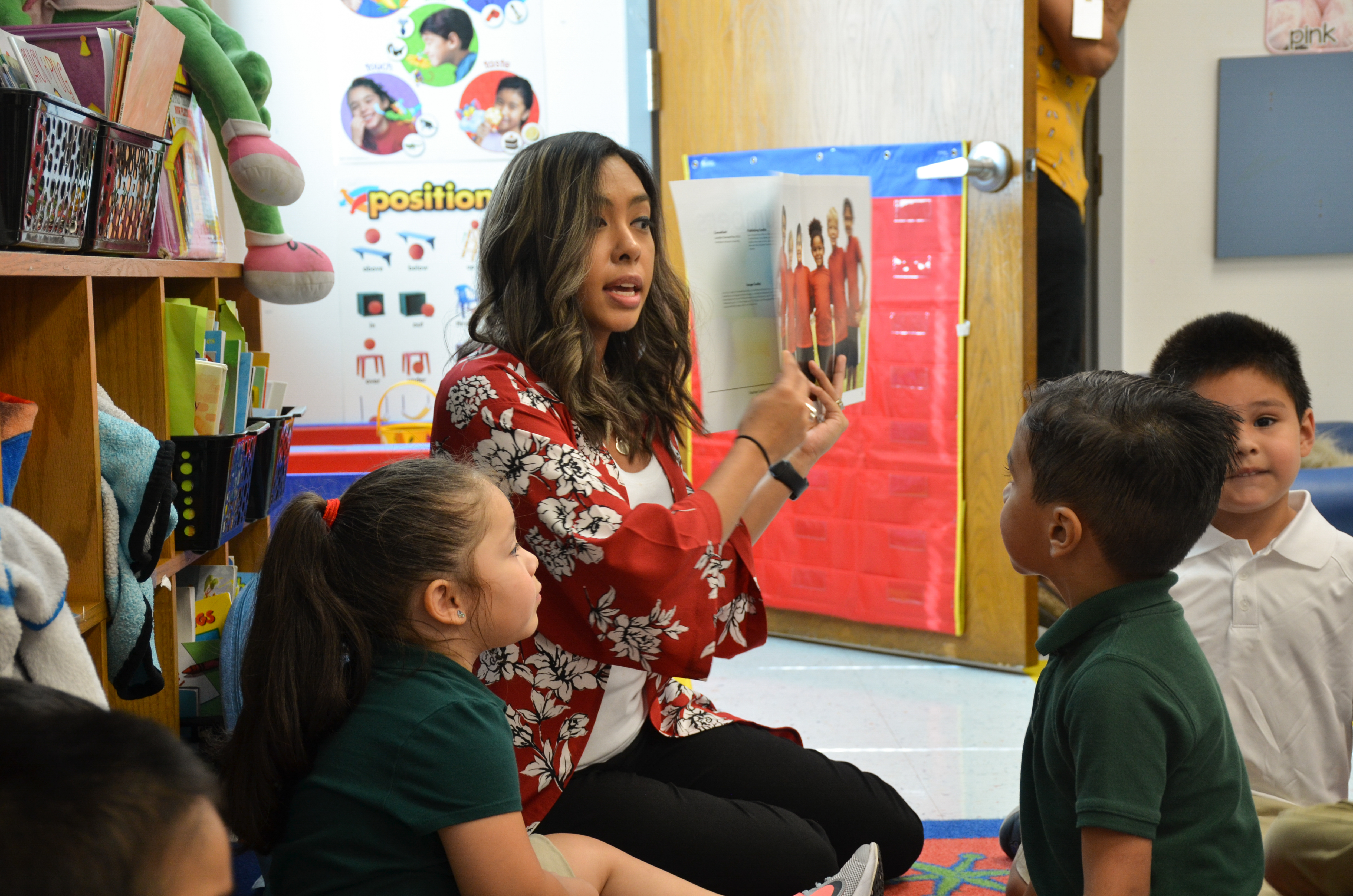 teacher and students