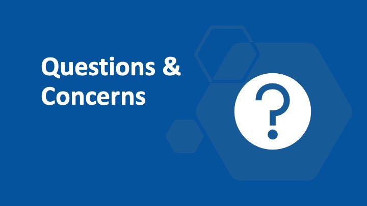 questions concerns
