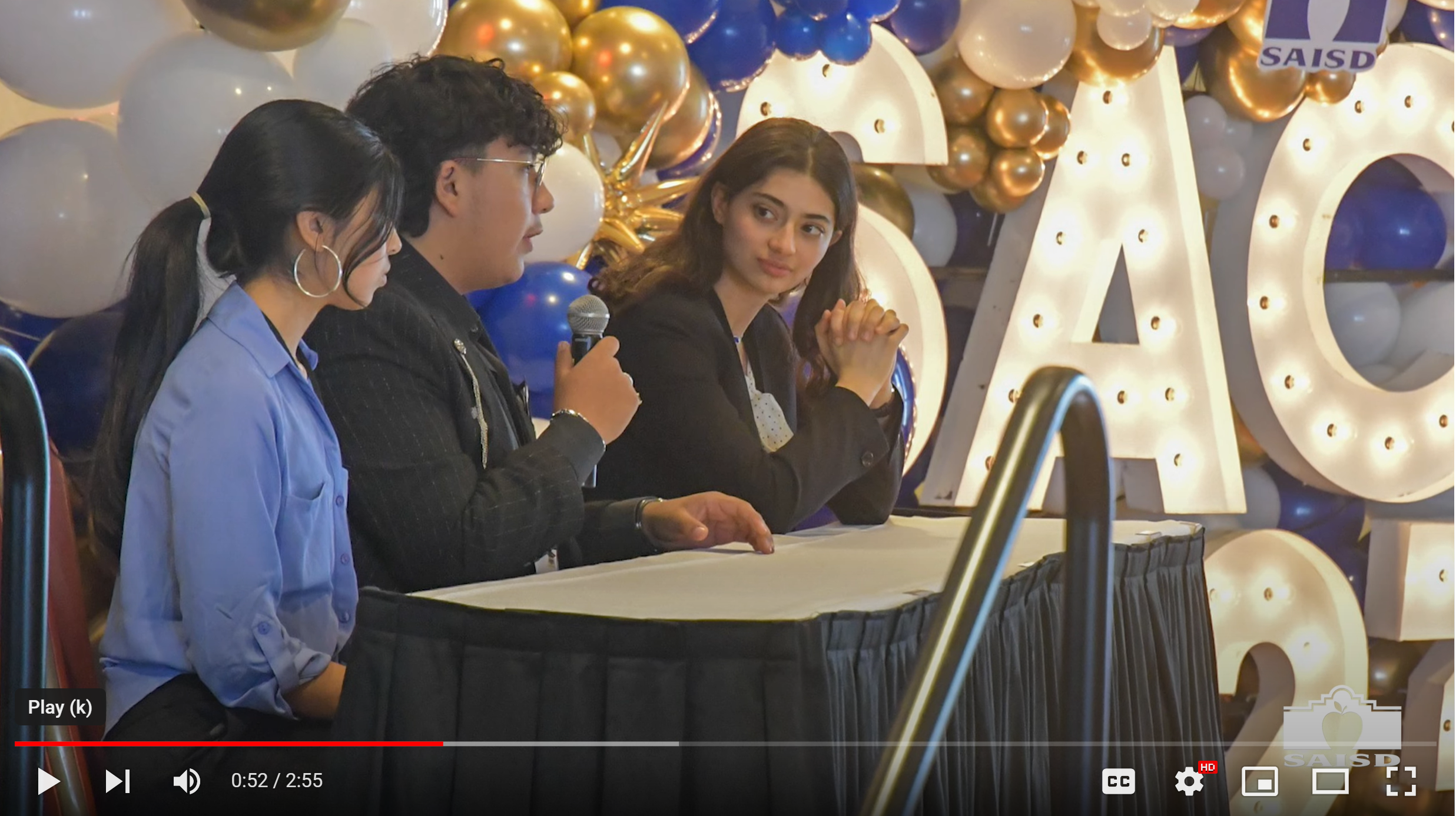 student panel discussion