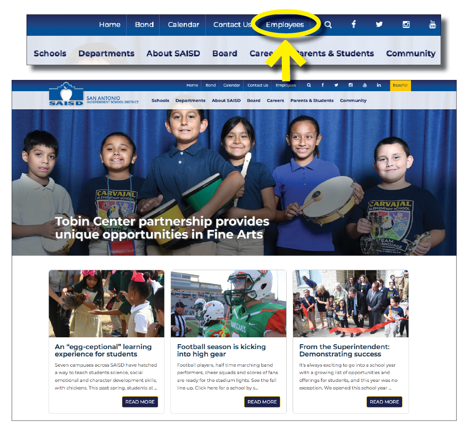 SAISD employee portal