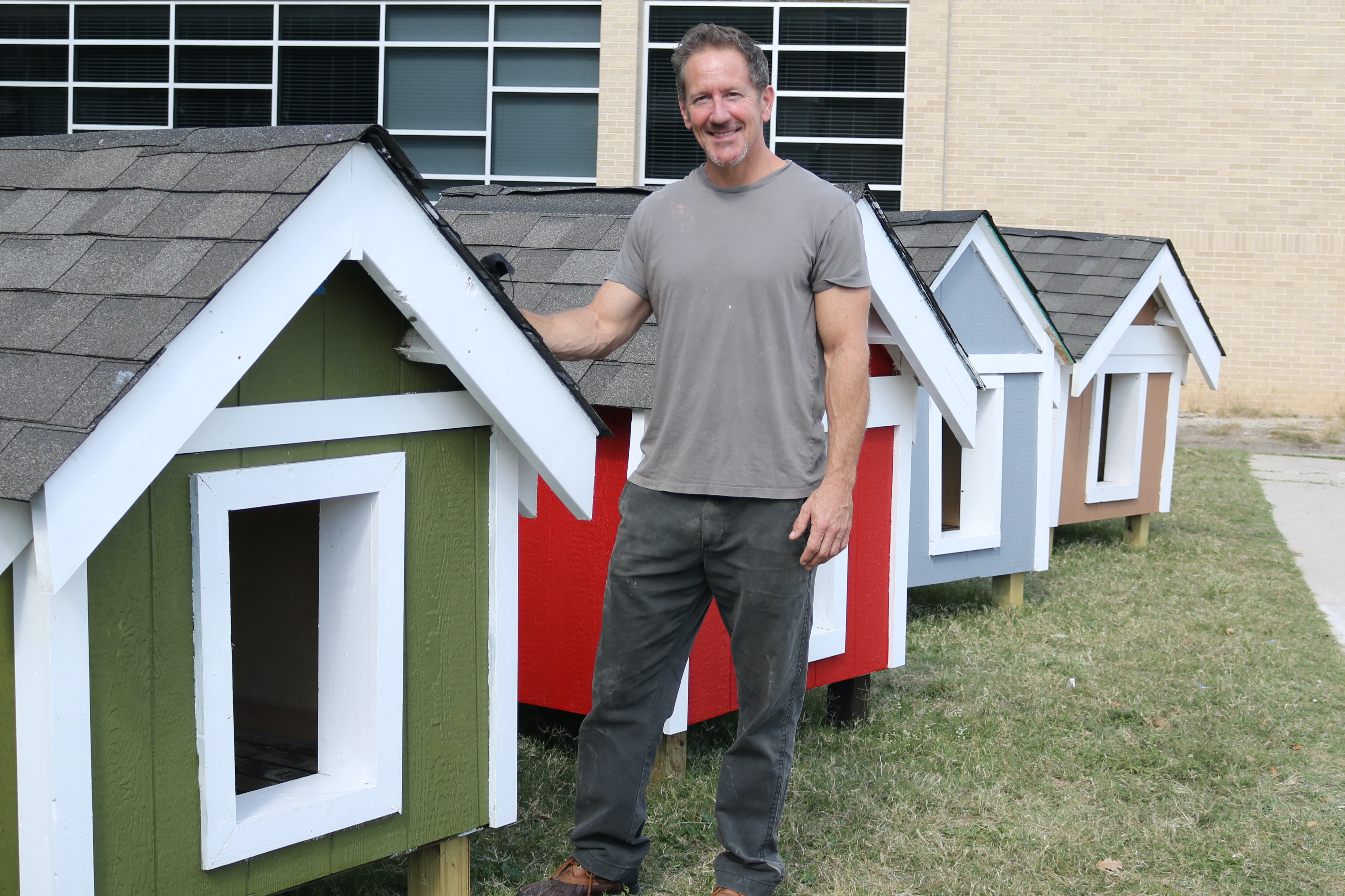 Mr. Guillory with houses