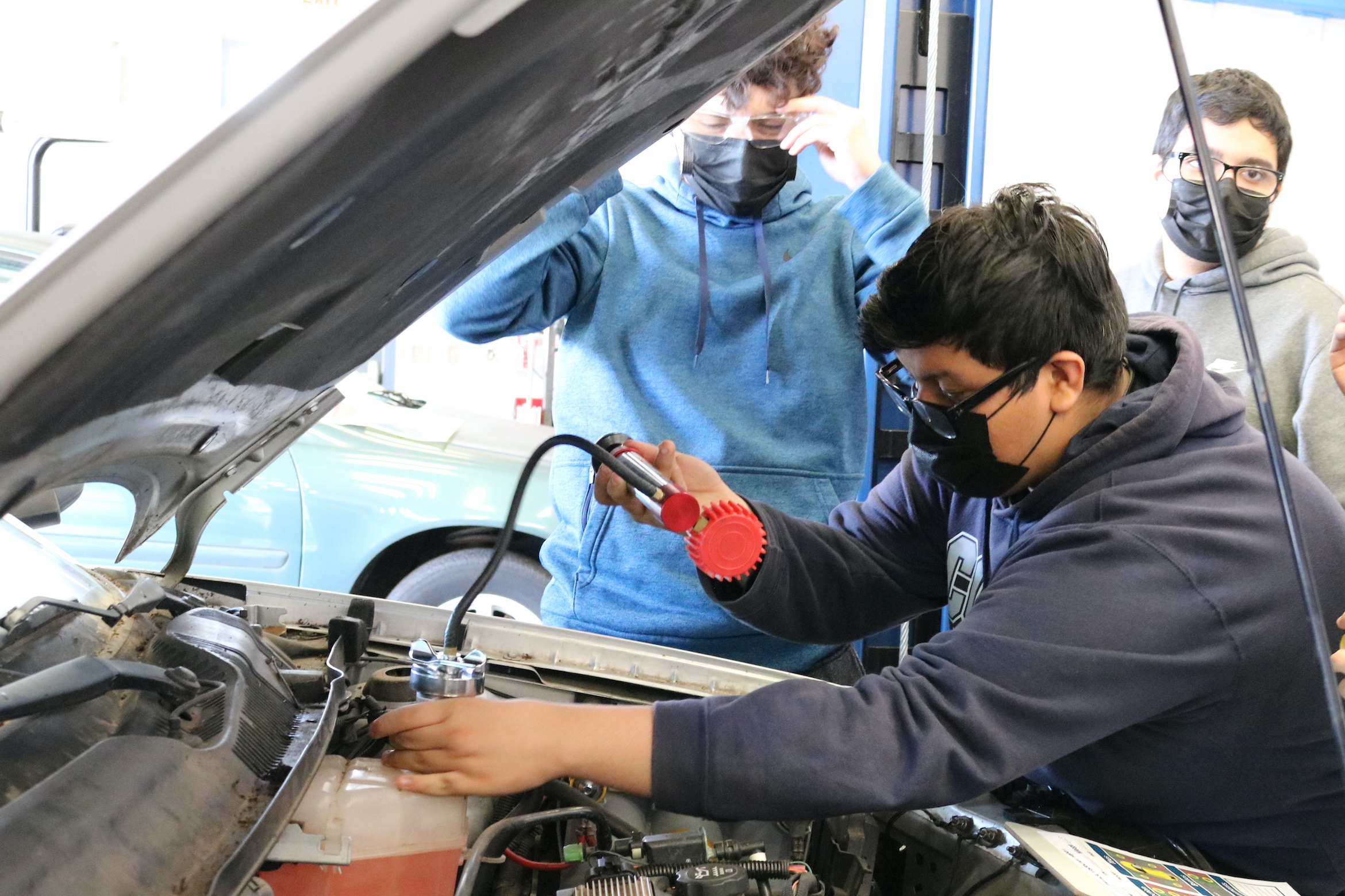 Lanier Automotive Technology Students
