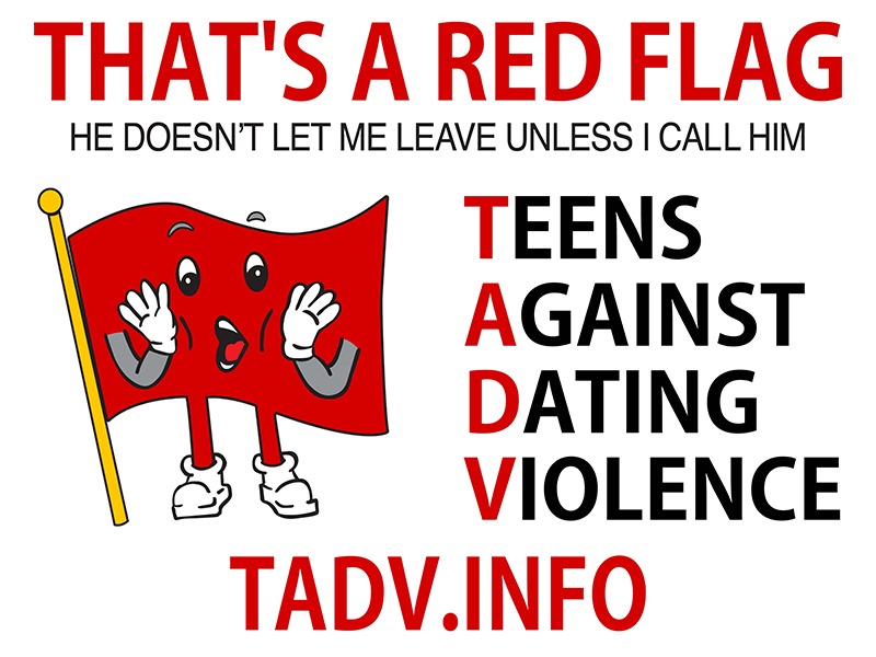 Teens Against Dating Violence logo