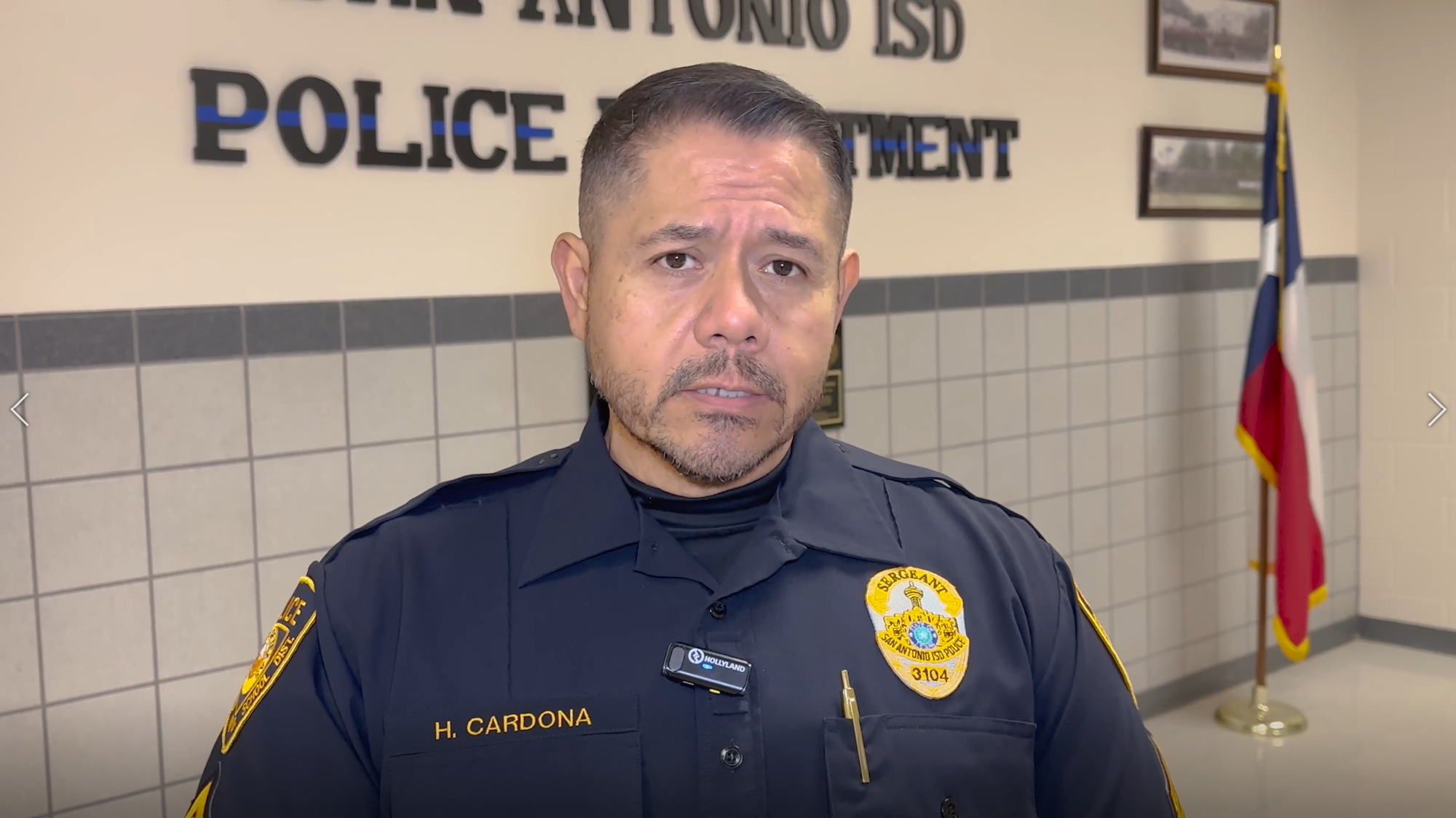 Hugo Cardona, Sergeant, SAISD Police Department