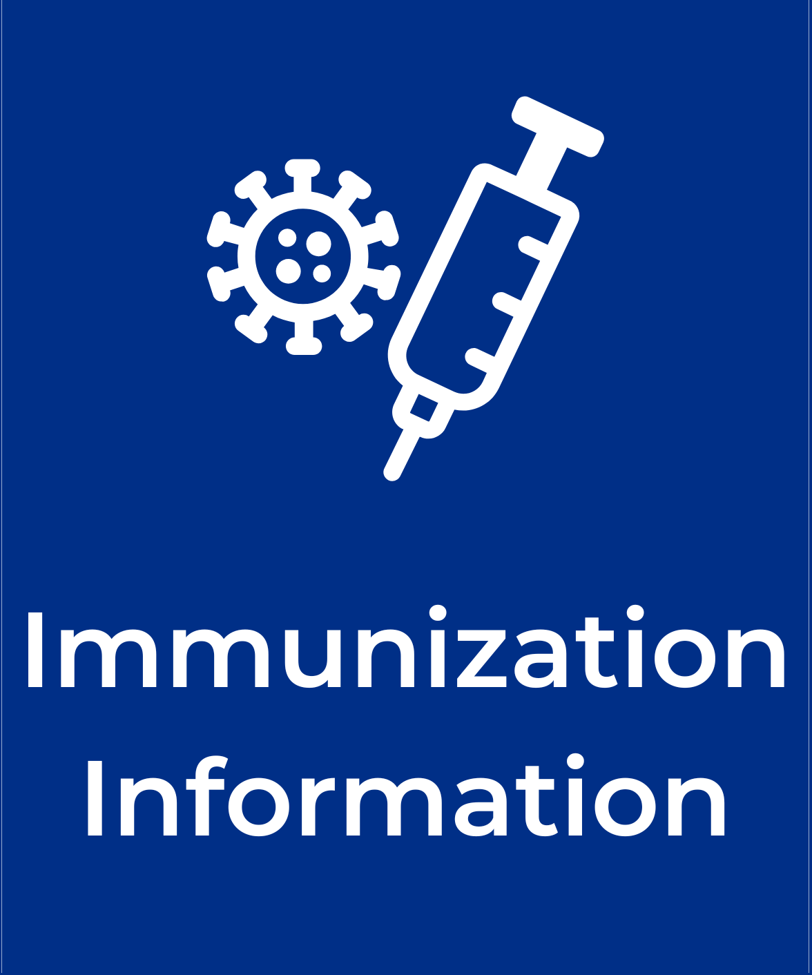 Link to immunization info