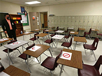 empty classroom