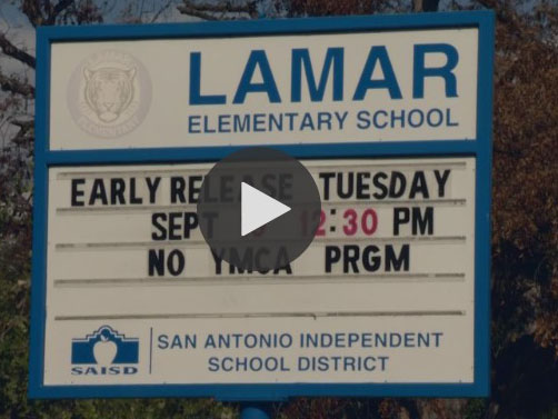 Lamar Elementary sign