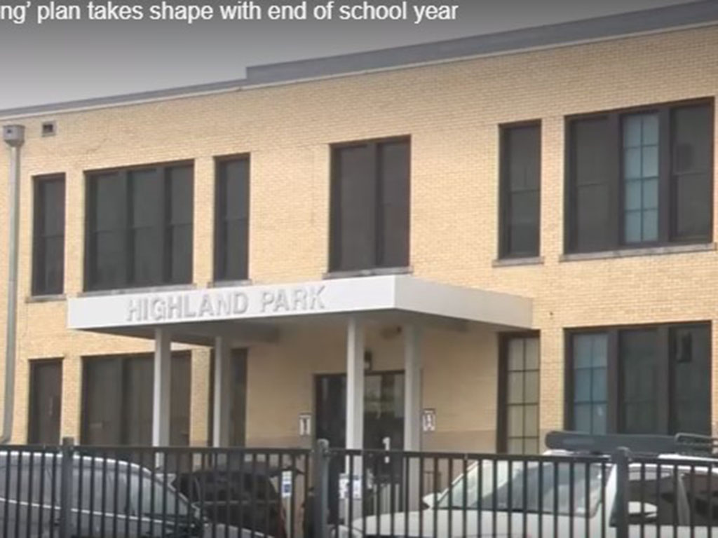 Exterior of Highland Park Elementary