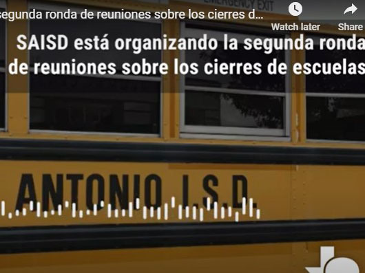 Screen of an SAISD bus